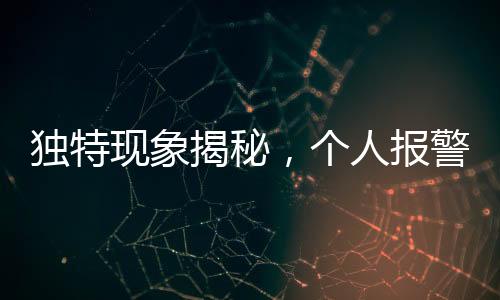 獨特現(xiàn)象揭秘，個人報警自我舉報行為探討