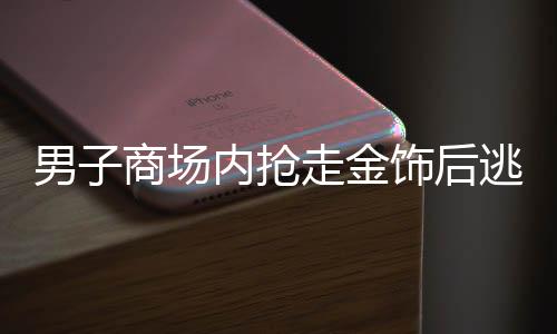 男子商場內(nèi)搶走金飾后逃離，警方迅速介入調(diào)查