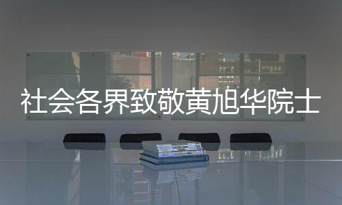 社會(huì)各界致敬黃旭華院士，一生奉獻(xiàn)，永載史冊(cè)