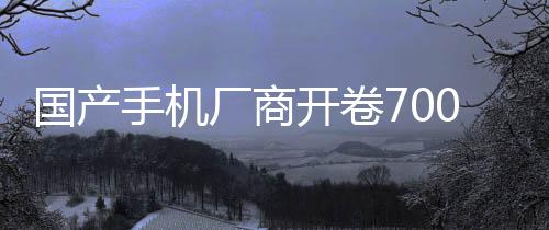 國產(chǎn)手機(jī)廠商開卷7000mAh+電池容量手機(jī)：這讓iPhone還怎么賣