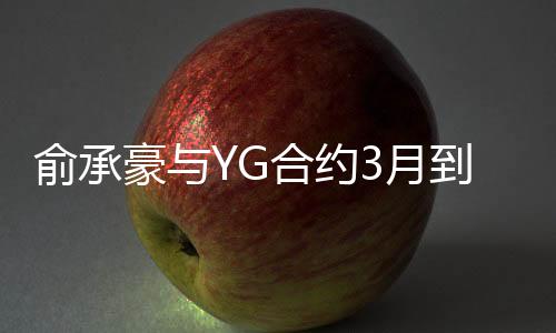 俞承豪與YG合約3月到期 決定不再續(xù)約