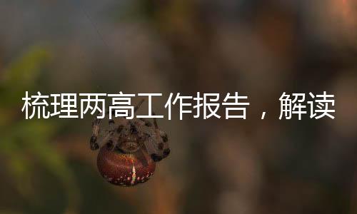 梳理兩高工作報(bào)告，解讀與洞察