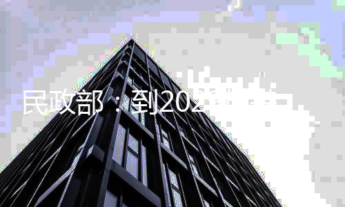 民政部：到2029年基本建成覆蓋城鄉(xiāng)的三級養(yǎng)老服務(wù)網(wǎng)絡(luò)