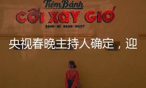 央視春晚主持人確定，迎接新春的星辰璀璨