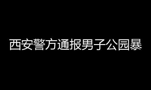 西安警方通報男子公園暴露隱私部位事件，細節(jié)披露，公眾關(guān)注