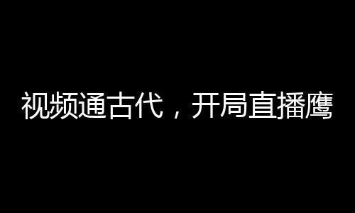 視頻通古代，開局直播鷹醬大選