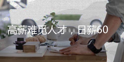 高薪難覓人才，日薪600仍難招到人，老板排隊被挑選